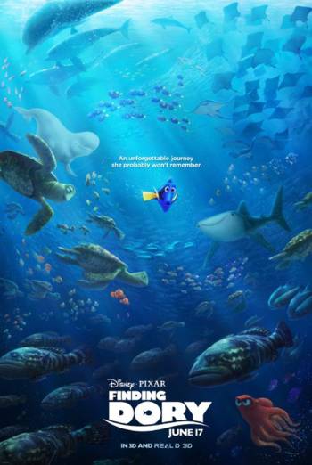 Finding Dory (3D) movie poster