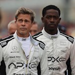 F1 stars Brad Pitt and Damson Idris filmed 180MPH racing scenes for real