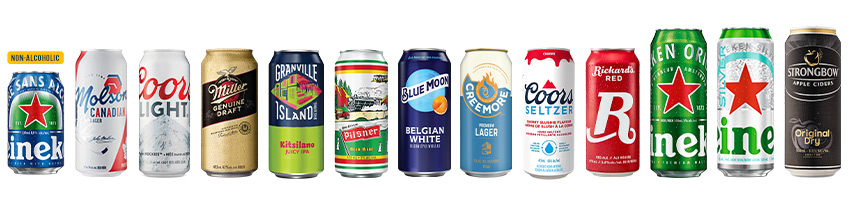 Selection of Beers and Cider